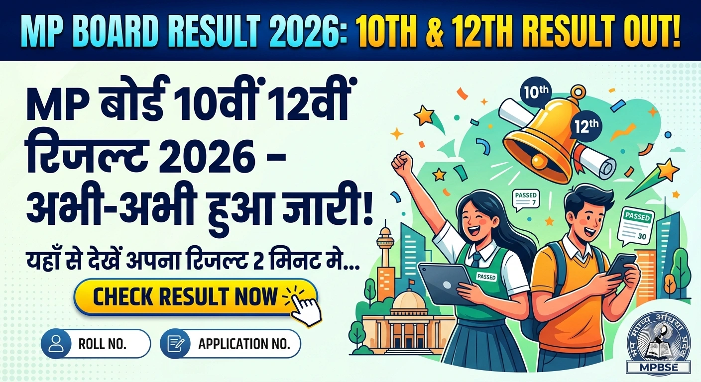 MP Board 10th 12th Result 2026 Out